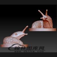 鼻涕虫摆件立体圆雕图（BLG-521）