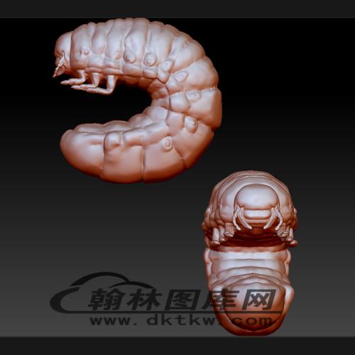 大青虫立体圆雕图（BLG-528）
