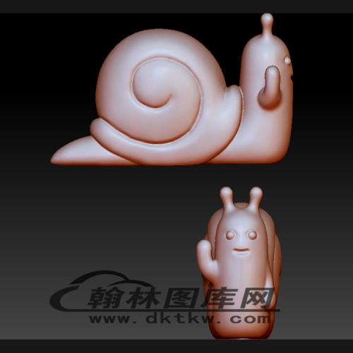 蜗牛立体圆雕图（BLG-505）