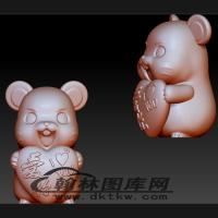 卡通七夕生肖老鼠立体圆雕图（BLG-393）