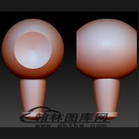 手串三通立体圆雕图（BLG-003）