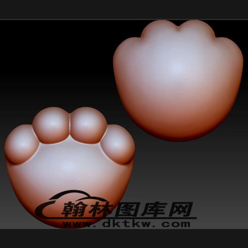 猫爪立体圆雕图（BLG-187）