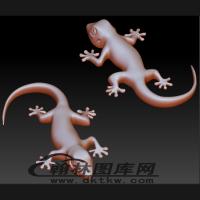 壁虎立体圆雕图（BLG-598）