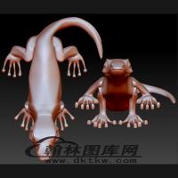 蜥蜴立体圆雕图（BLG-599）