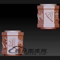 六字真言桶珠立体圆雕图（BLG-304）